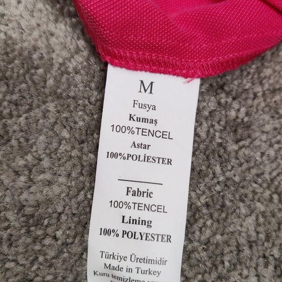 ADL Women's Single Button Blazer Jacket in Hot Pink Size Medium Barbiecore - Picture 5 of 8